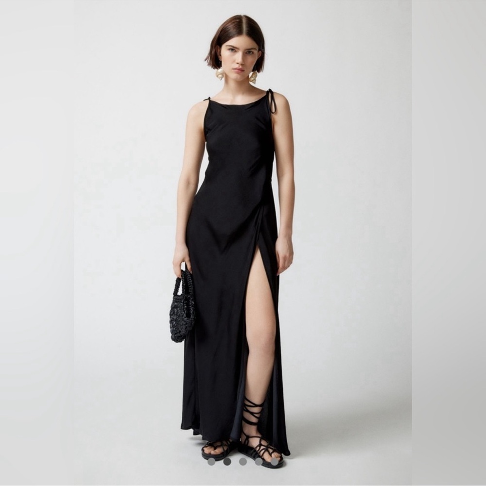 UO Margo Satin Slip Dress